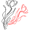 zwei Blumen