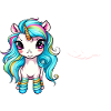Einhorn & Es Klatscht Glitzer