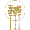 3 golden Trees