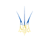 Wappen der Ukraine (Tryzub)