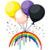 Balloon nonbinary Pride