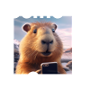 Capybara Selfie Queen