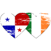 Panama Ireland flag used