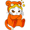 Cat in Bear Costume