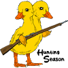 Two-headed duck hunter