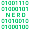 Nerd in Binärcode