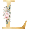 l Customizable Monogram Floral