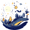 La route des étoiles