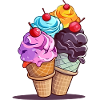 Ice cream cones