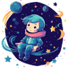 Ouna dans l'espace