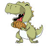 Gaufres T-Rex