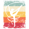 Gymnaste Gymnaste Gymnastique Rythmique Rétro
