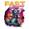 Fast Not Furious Koala Bear