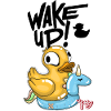 Fantasy Ente mit Einhorn