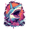 Shark Flower Oceanographer Diver Gift
