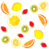 Auswahl an frischem Obst