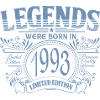 Millésime 1993 Anniversaire