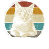 Retro Katze Kätzchen