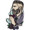 Wine lover // Illustration