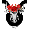 Aquarell Stier