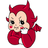 Devil baby doll