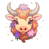 Stier Sternzeichen Design - Sternzeichen Kawaii