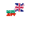 Bulgaria UK flag British Bulgarian