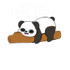 Do nothing panda sleep