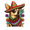 Chihuahua | Mexique | Chien Amusant Chapeau