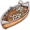 Skeleton in Boat Adventure