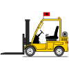 Forklift Albania flag