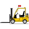 Forklift Turkey Flag