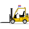 Forklift Holland Flag