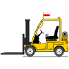 Forklift Poland flag