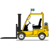Forklift Sweden flag