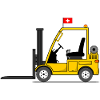 Forklift Switzerland flag