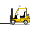 Stapler Finnland Flagge