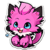 pink cat