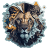 Lion polyart