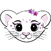 glitter cat