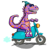 Dino Scooter Cool #2