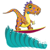 dino surf cool #2