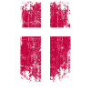Souvenir med Danmarks flag