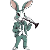 Lala plays clarinet