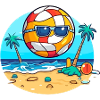Oko der Beachvolleyball