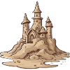 The sand castle