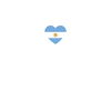 Argentina Heartbeat Flag Argentinian