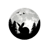 Lapin Lune Lapin Lapin