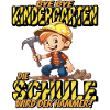 Bye Bye Kindergarten - Kids Bauarbeiter