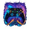 Powerful Gaming Controller Art